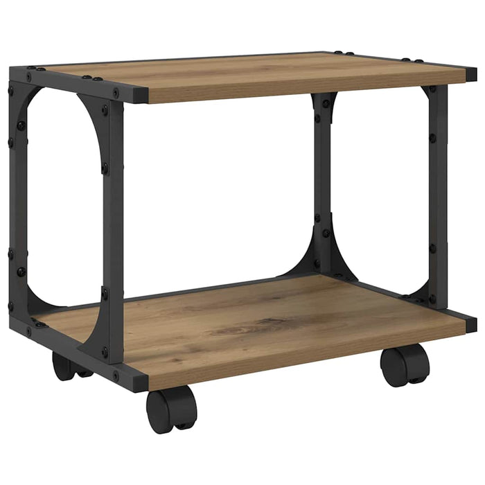 Suport pentru imprimantă Stejar Artizanal 41 x 28 x 33.5 cm - WALTI WALTI