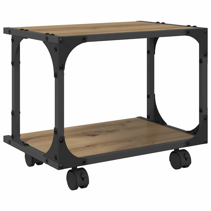 Suport pentru imprimantă Stejar Artizanal 41 x 28 x 33.5 cm - WALTI WALTI