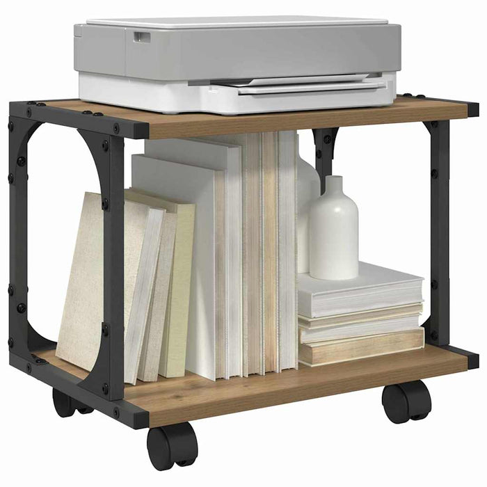 Suport pentru imprimantă Stejar Artizanal 41 x 28 x 33.5 cm - WALTI WALTI
