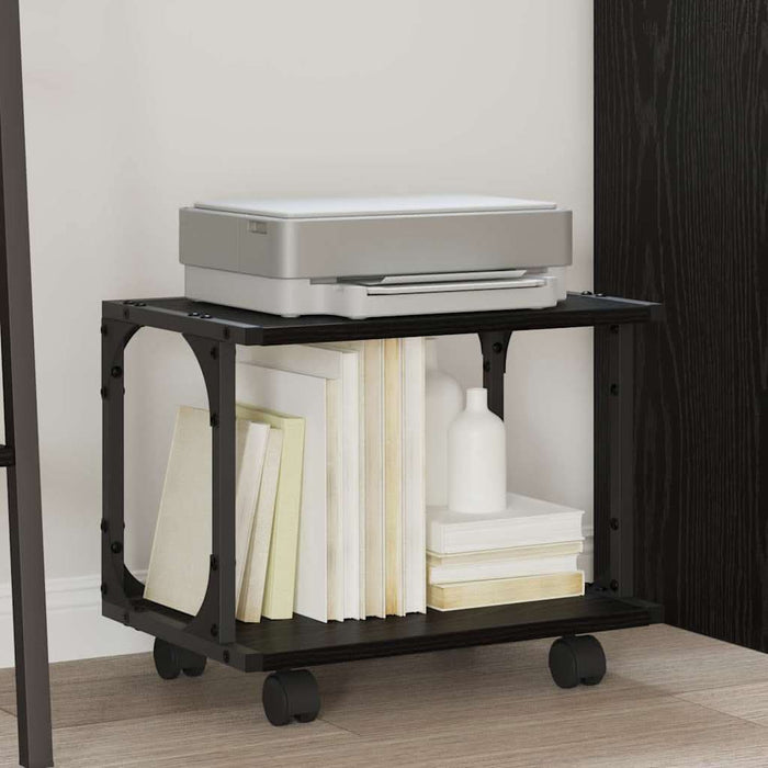 Suport pentru imprimantă Stejar Negru 41 x 28 x 33.5 cm - WALTI WALTI