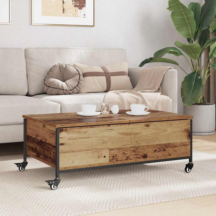 Masă de cafea Lemn Vechi 91 x 55 x 32 cm Lemn compozit - WALTI WALTI