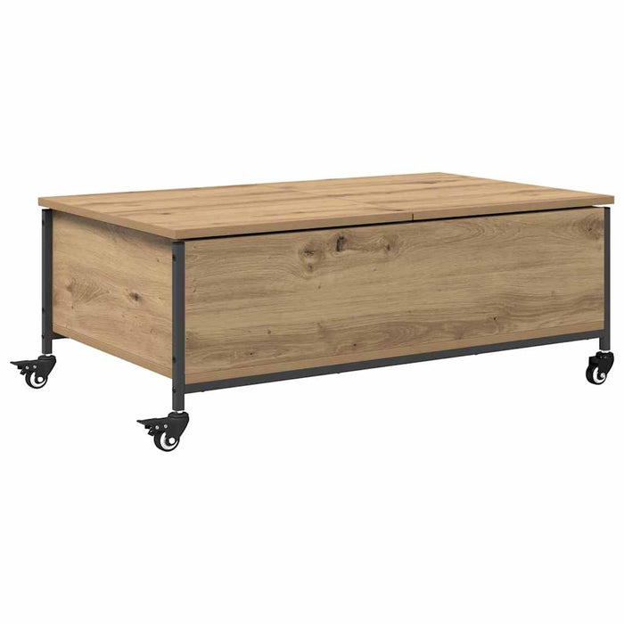Masă de cafea Stejar Artizanal 91 x 55 x 32 cm Lemn compozit - WALTI WALTI