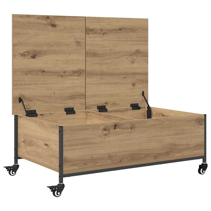 Masă de cafea Stejar Artizanal 91 x 55 x 32 cm Lemn compozit - WALTI WALTI