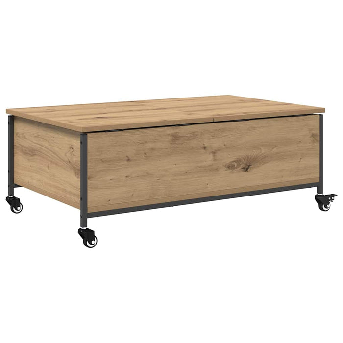 Masă de cafea Stejar Artizanal 91 x 55 x 32 cm Lemn compozit - WALTI WALTI