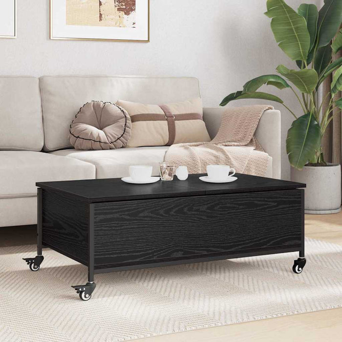 Masă de cafea Stejar Negru 91 x 55 x 32 cm Lemn compozit - WALTI WALTI