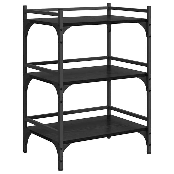 Troler de Bucătărie Stejar Negru 50 x 35 x 75.5 cm - WALTI WALTI