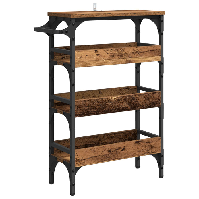 Troler de Bucătărie Lemn Vechi 53 x 20 x 76 cm Lemn compozit WALTI