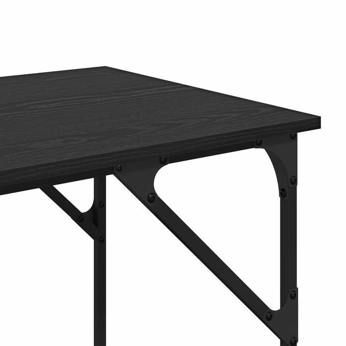 Birou Stejar Negru 120 x 50 x 75 cm Lemn compozit WALTI