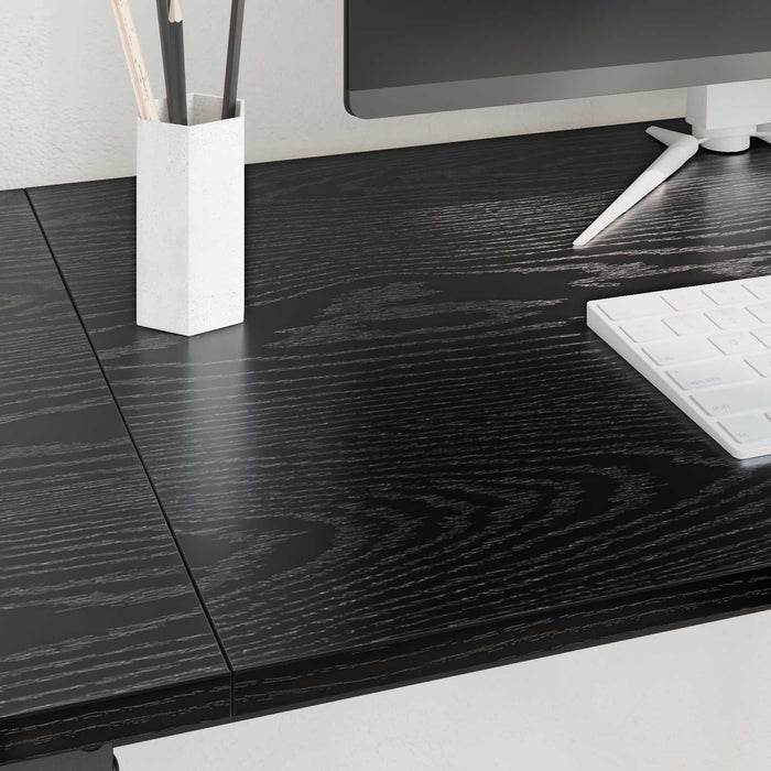 Birou Stejar Negru 120 x 50 x 75 cm Lemn compozit WALTI