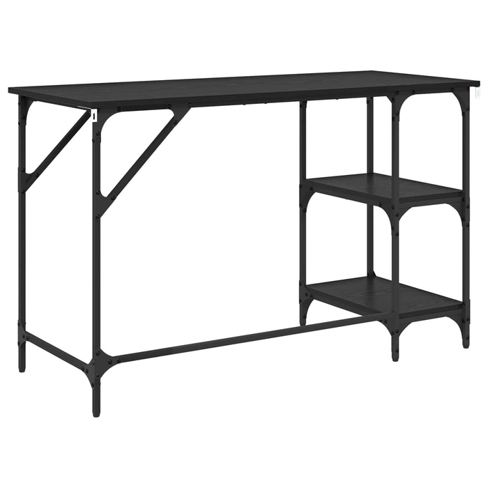 Birou Stejar Negru 120 x 50 x 75 cm Lemn compozit WALTI