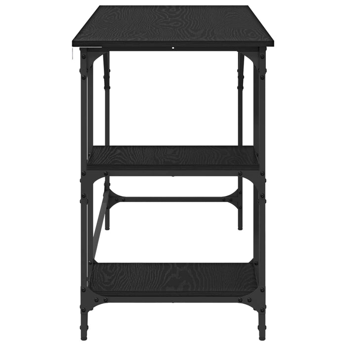 Birou Stejar Negru 120 x 50 x 75 cm Lemn compozit WALTI