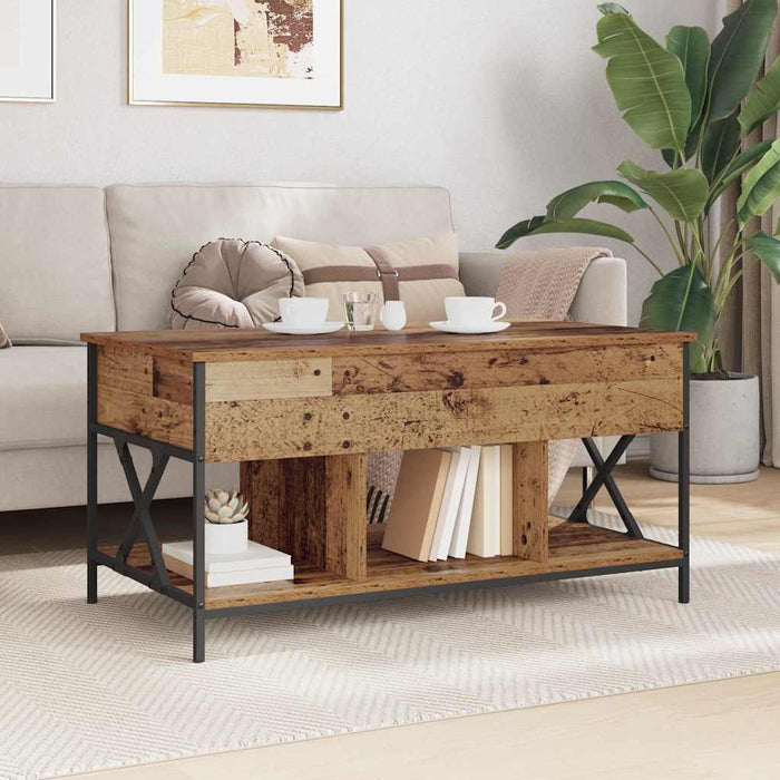 Masă de cafea Lemn Vechi 100 x 55 x 48.5 cm Lemn compozit - WALTI WALTI