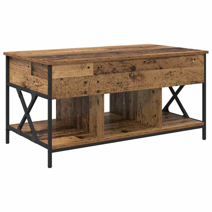 Masă de cafea Lemn Vechi 100 x 55 x 48.5 cm Lemn compozit - WALTI WALTI