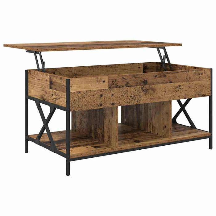 Masă de cafea Lemn Vechi 100 x 55 x 48.5 cm Lemn compozit - WALTI WALTI