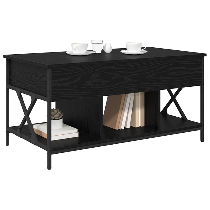 Masă de cafea Stejar Negru 100 x 55 x 48.5 cm Lemn compozit - WALTI WALTI