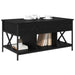 Masă de cafea Stejar Negru 100 x 55 x 48.5 cm Lemn compozit - WALTI WALTI