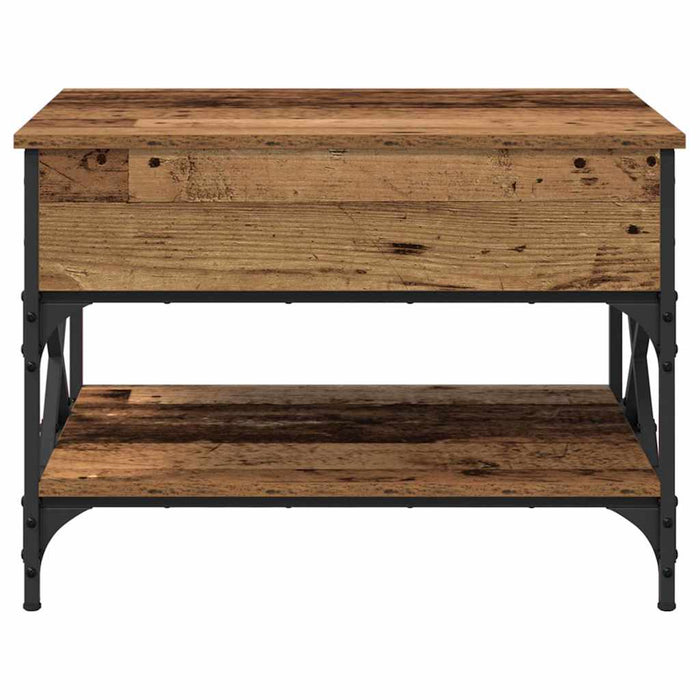 Masă de cafea Lemn Vechi 70x50x50cm Lemn compozit - WALTI WALTI