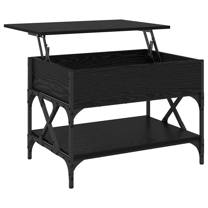 Masă de cafea Stejar Negru 70x50x50cm Lemn compozit - WALTI WALTI