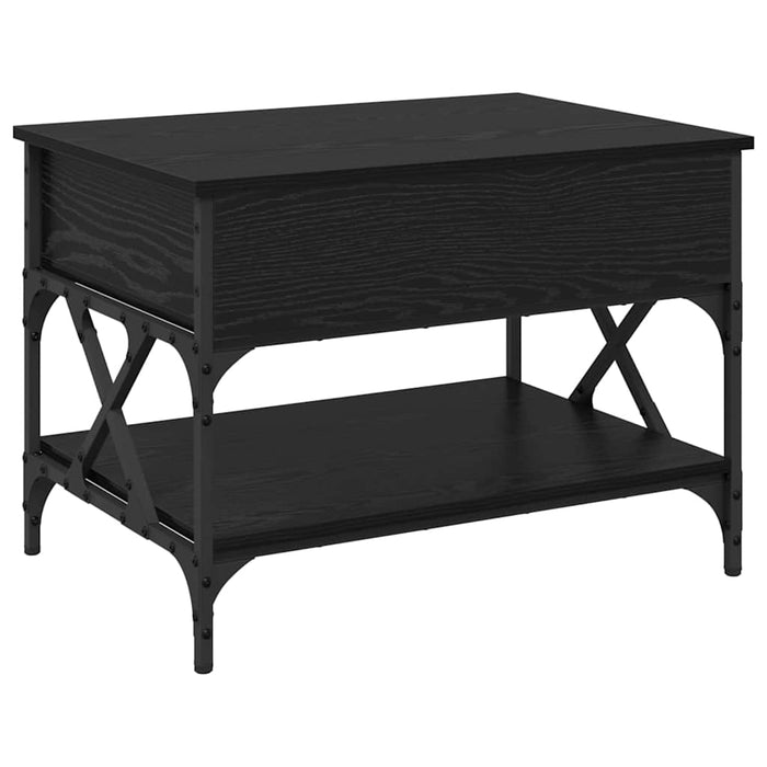 Masă de cafea Stejar Negru 70x50x50cm Lemn compozit - WALTI WALTI