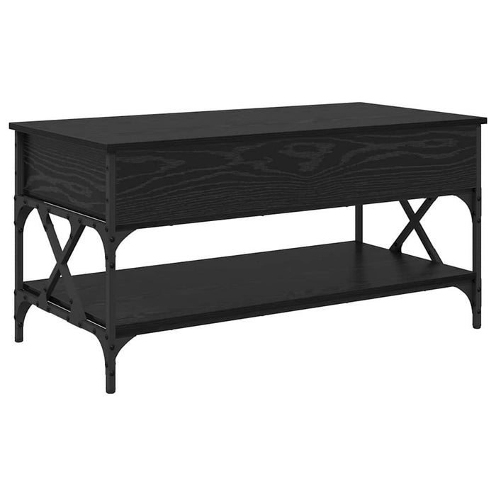 Masă de cafea Stejar Negru 100 x 50 x 50 cm Lemn compozit - WALTI WALTI