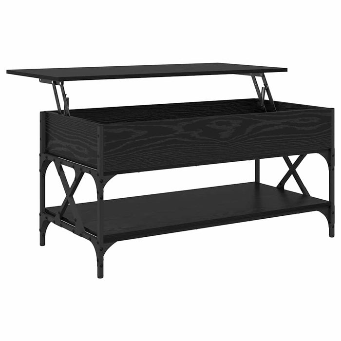 Masă de cafea Stejar Negru 100 x 50 x 50 cm Lemn compozit - WALTI WALTI
