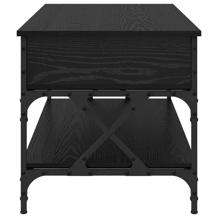 Masă de cafea Stejar Negru 100 x 50 x 50 cm Lemn compozit - WALTI WALTI