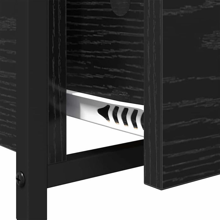 Masă de cafea Stejar Negru 70 x 50 x 54.5 cm Lemn compozit - WALTI WALTI