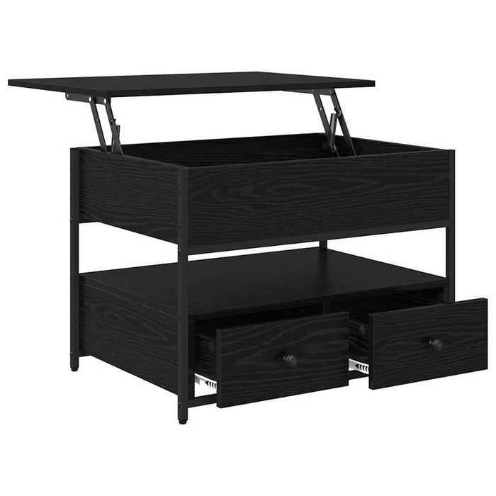 Masă de cafea Stejar Negru 70 x 50 x 54.5 cm Lemn compozit - WALTI WALTI