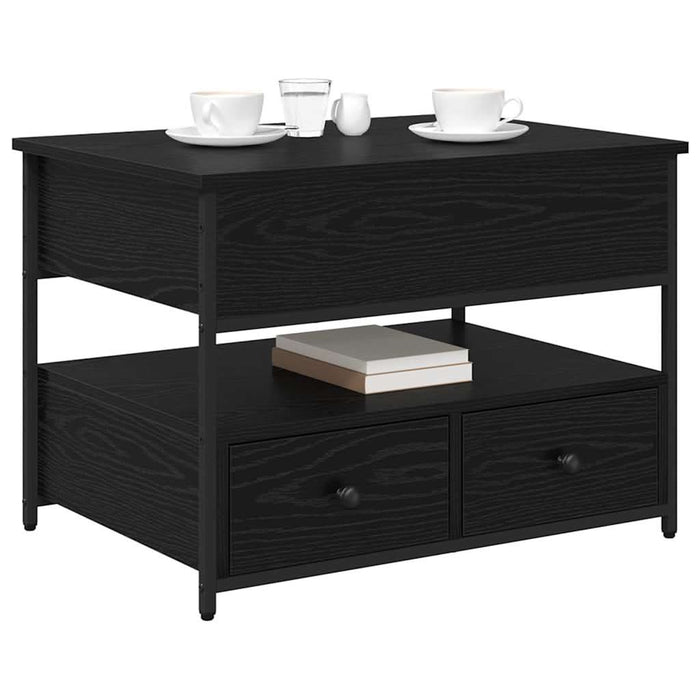 Masă de cafea Stejar Negru 70 x 50 x 54.5 cm Lemn compozit - WALTI WALTI