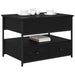 Masă de cafea Stejar Negru 70 x 50 x 54.5 cm Lemn compozit - WALTI WALTI
