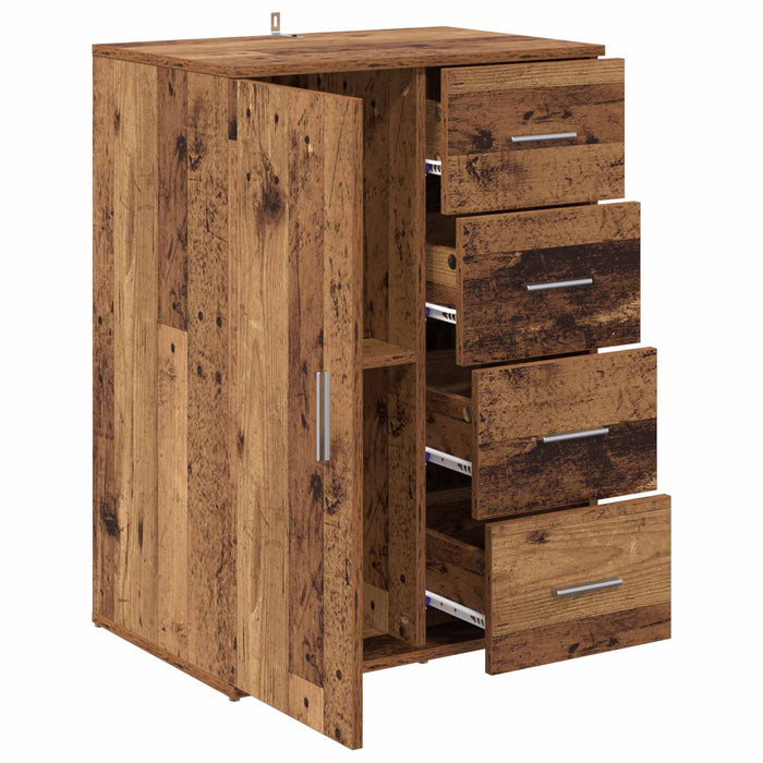 Bufet cu sertar Lemn Vechi 59 x 39 x 80 cm Lemn compozit - WALTI WALTI