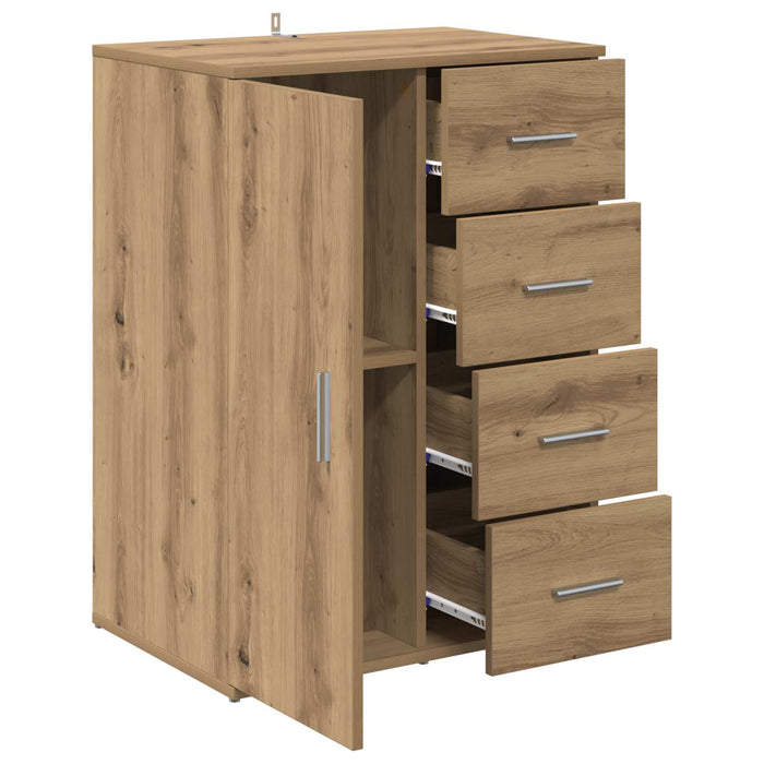 Bufet Stejar Artizanal 59 x 39 x 80 cm Lemn compozit WALTI