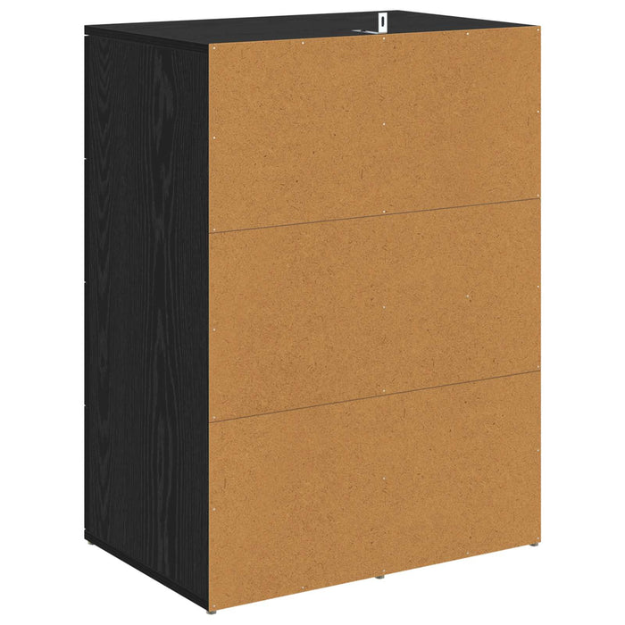 Bufet cu sertar Stejar Negru 59 x 39 x 80 cm Lemn compozit - WALTI WALTI