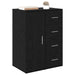 Bufet cu sertar Stejar Negru 59 x 39 x 80 cm Lemn compozit - WALTI WALTI