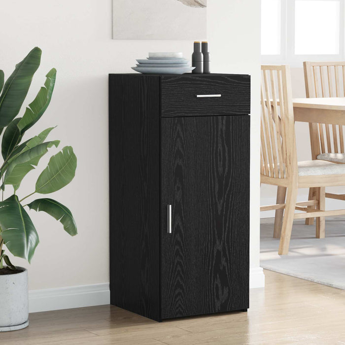 Dulap de depozitare cu sertar Stejar Negru 40 x 42,5 x 93 cm - WALTI WALTI