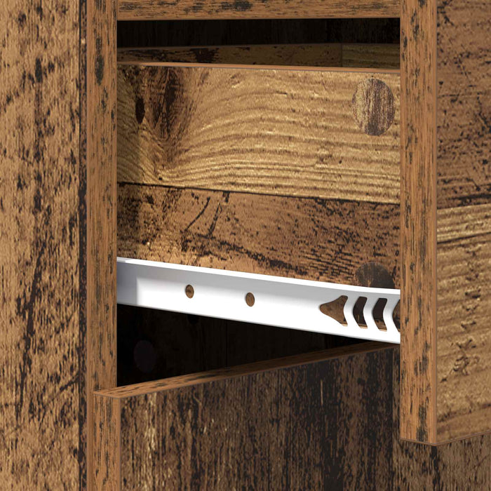 Bufet cu sertar Lemn vechi 45 x 42,5 x 93 cm Lemn compozit - WALTI WALTI