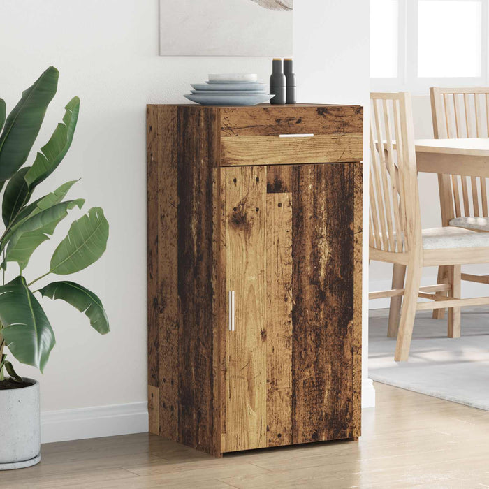 Bufet cu sertar Lemn vechi 45 x 42,5 x 93 cm Lemn compozit - WALTI WALTI