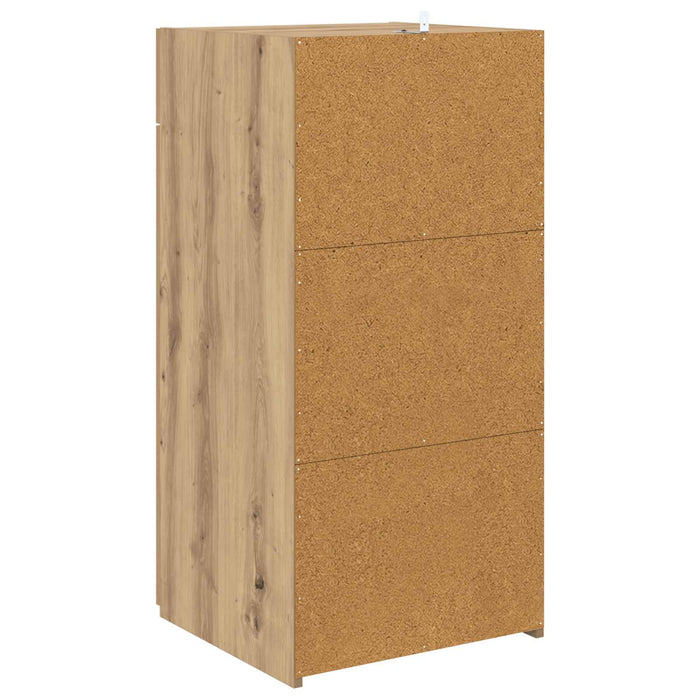 Bufet stejar artizanal 45 x 42,5 x 93 cm Lemn compozit - WALTI WALTI