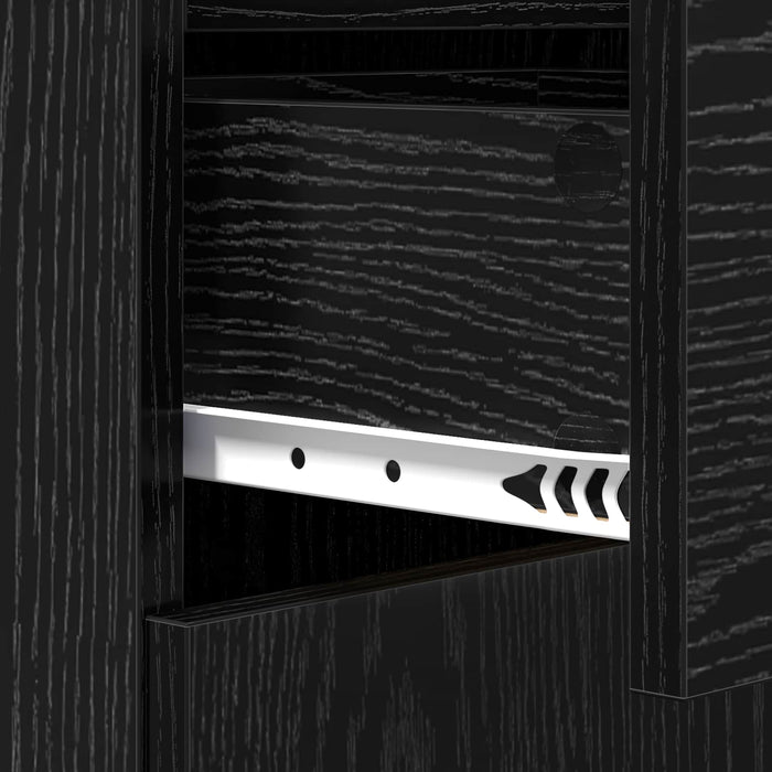 Bufet cu sertar Stejar negru 45 x 42,5 x 93 cm Lemn compozit - WALTI WALTI