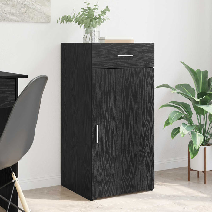 Bufet cu sertar Stejar negru 45 x 42,5 x 93 cm Lemn compozit - WALTI WALTI