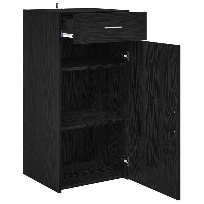Bufet cu sertar Stejar negru 45 x 42,5 x 93 cm Lemn compozit - WALTI WALTI