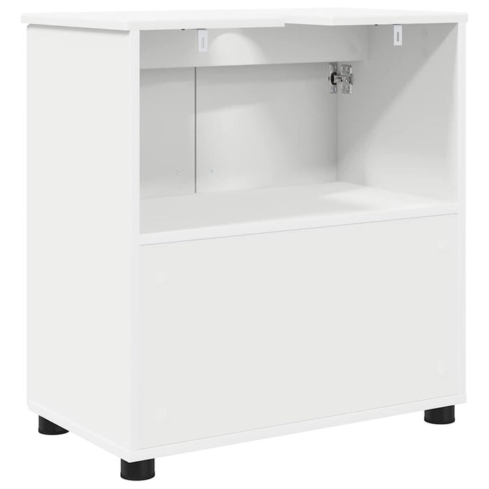 Dulap de Baie cu ușă Alb 61 x 35 x 64 cm Lemn compozit & Metal - WALTI WALTI