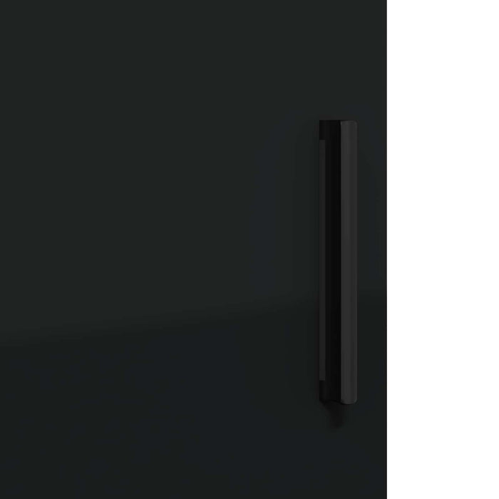 Dulap de Baie Negru 61 x 35 x 64 cm Lemn compozit & Metal WALTI