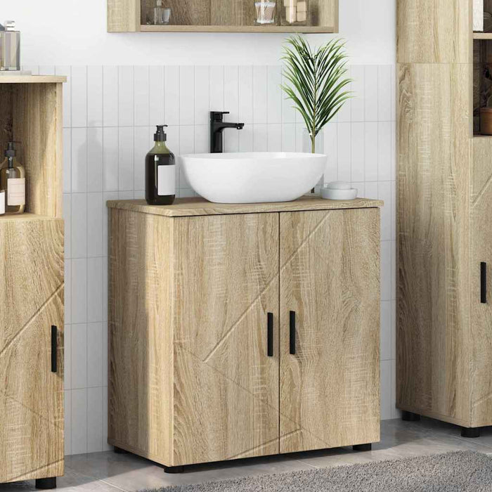 Dulap de Baie cu depozitare Stejar Sonoma 61 x 35 x 64 cm - WALTI WALTI