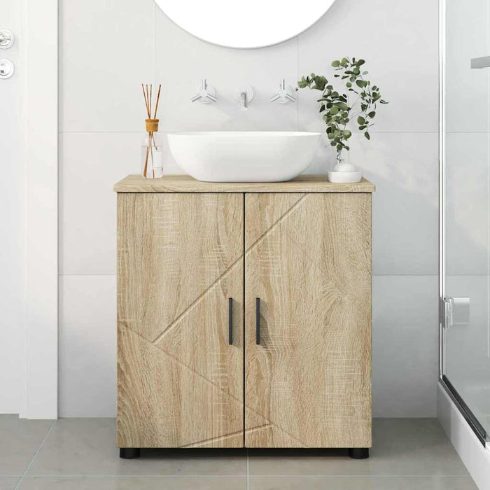 Dulap de Baie cu depozitare Stejar Sonoma 61 x 35 x 64 cm - WALTI WALTI