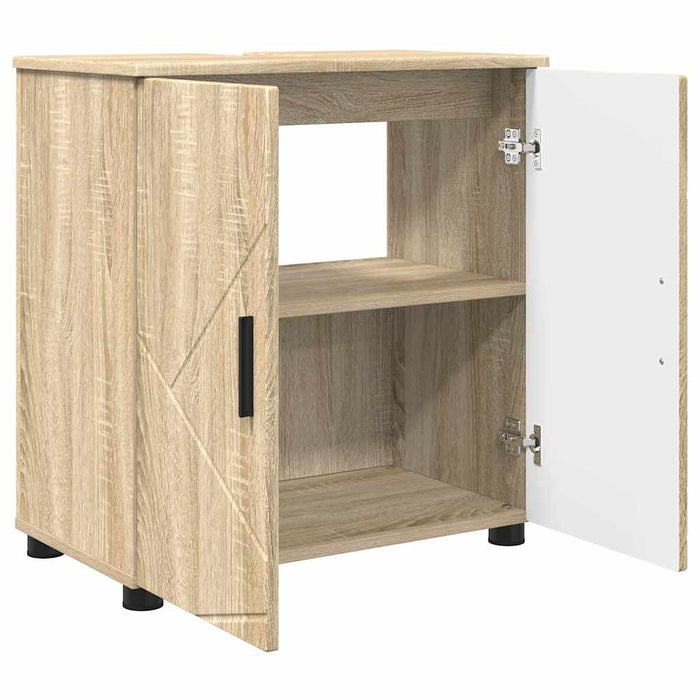 Dulap de Baie cu depozitare Stejar Sonoma 61 x 35 x 64 cm - WALTI WALTI