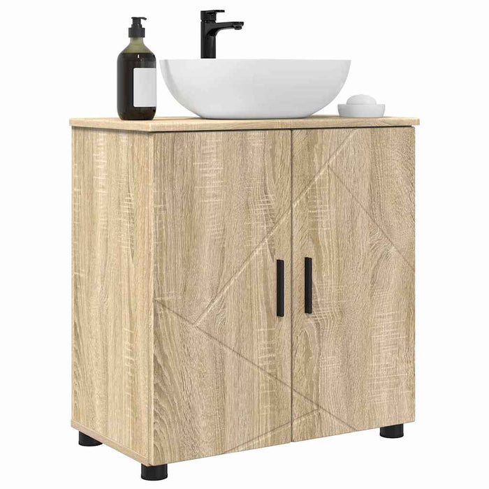 Dulap de Baie cu depozitare Stejar Sonoma 61 x 35 x 64 cm - WALTI WALTI