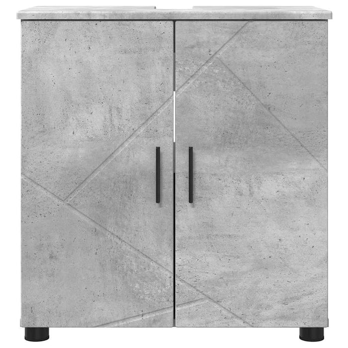 Dulap de Baie cu depozitare Gri din beton 61 x 35 x 64 cm - WALTI WALTI