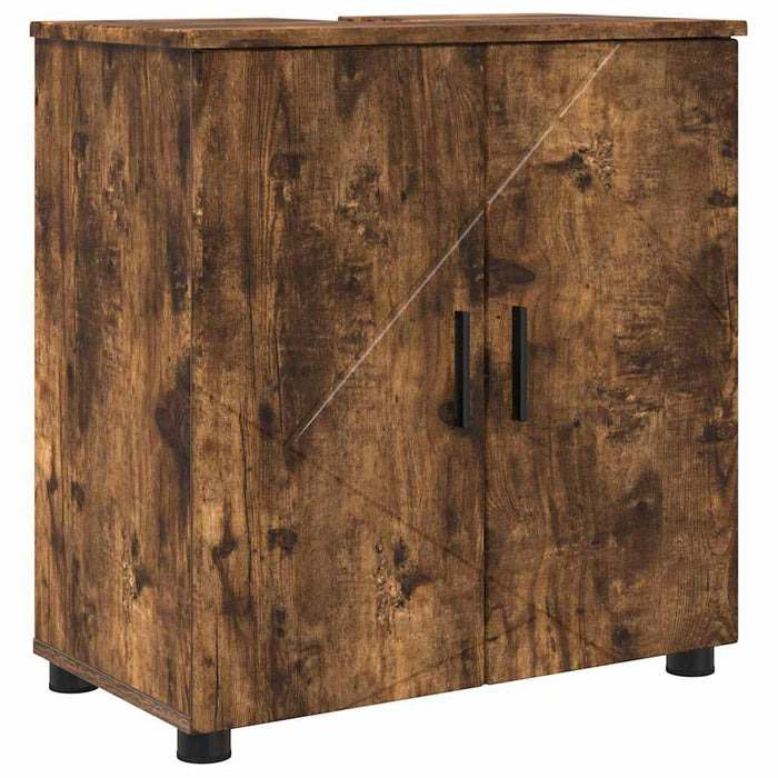 Dulap de Baie cu depozitare Stejar fumuriu 61 x 35 x 64 cm - WALTI WALTI