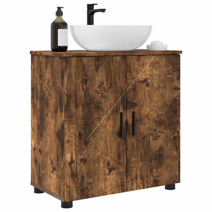 Dulap de Baie cu depozitare Stejar fumuriu 61 x 35 x 64 cm - WALTI WALTI